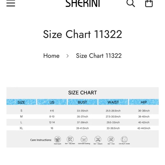 SHEKINI Hi Waist Triangle Bikini Coral size XL - Picture 10 of 10